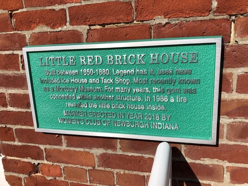Little Red Brick House Marker image. Click for full size.