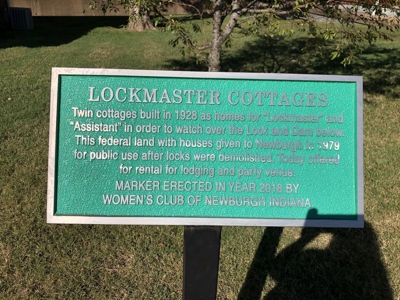Lockmaster Cottages Marker. Click for full size. Lockmaster Cottages Marker image. Click for full size.