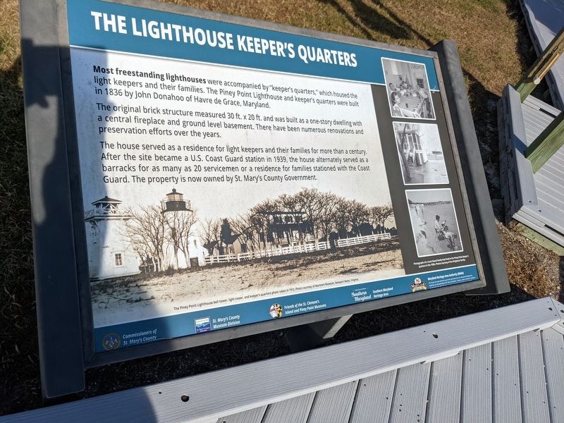 The Lighthouse Keeper's Quarters Marker image. Click for full size.