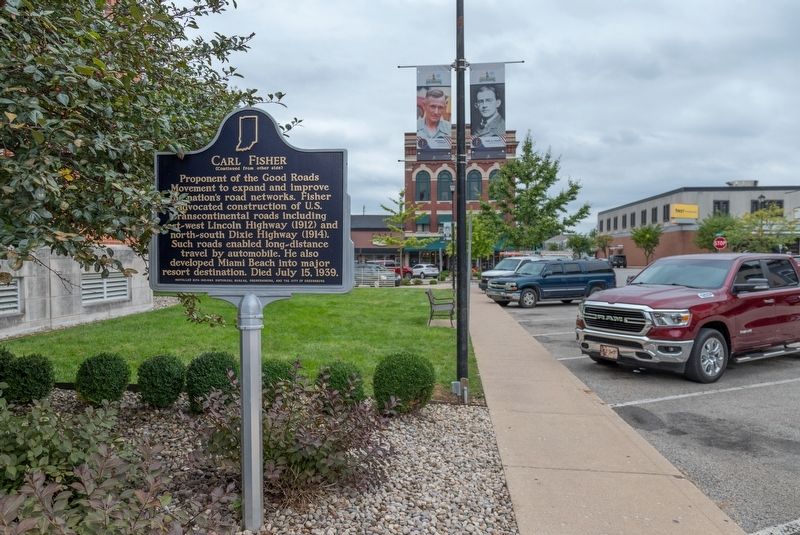 Carl Fisher Marker image. Click for full size.