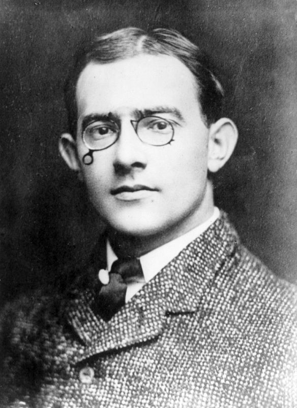 Carl Graham Fisher (1874-1939) in 1909 image. Click for full size.