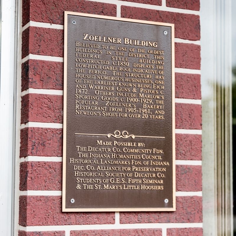 Zoellner Building Marker image. Click for full size.