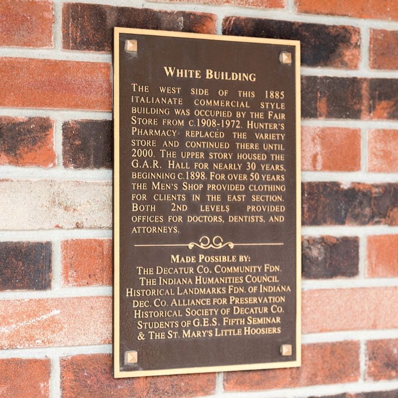 White Building Marker image. Click for full size.