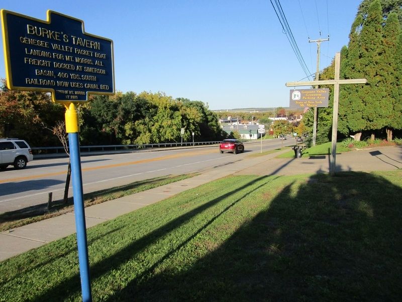 Burke's Tavern Marker. Click for full size. Burke's Tavern Marker image. Click for full size.