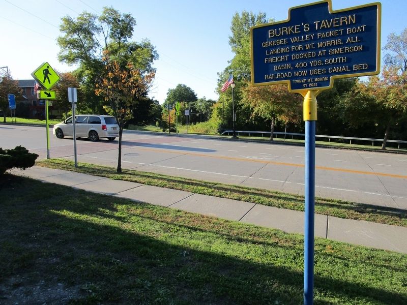 Burke's Tavern Marker. Click for full size. Burke's Tavern Marker image. Click for full size.