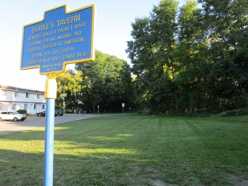 Burke's Tavern Marker. Click for full size. Burke's Tavern Marker image. Click for full size.