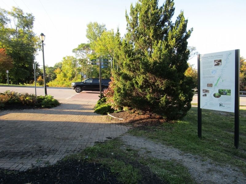 Genesee Valley Greenway Marker image. Click for full size.