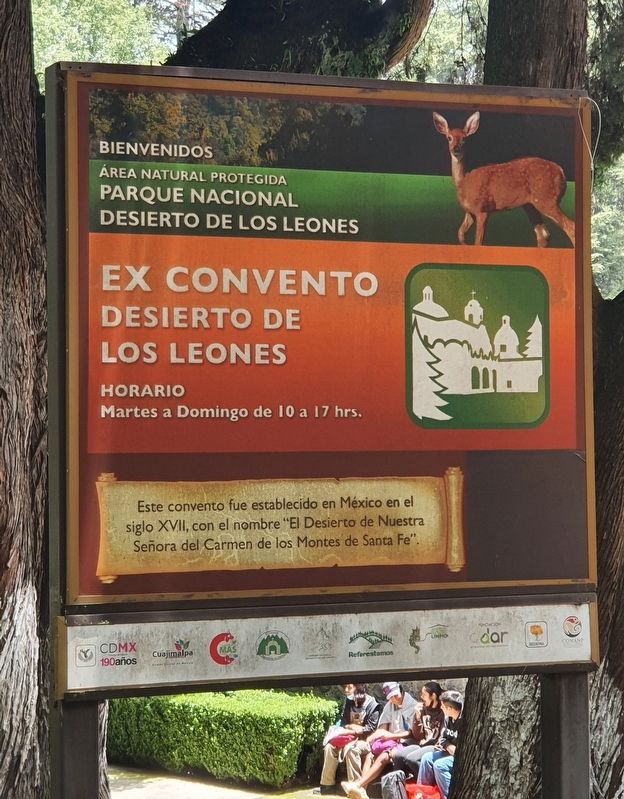 Ex Convent Desierto de los Leones Marker image. Click for full size.