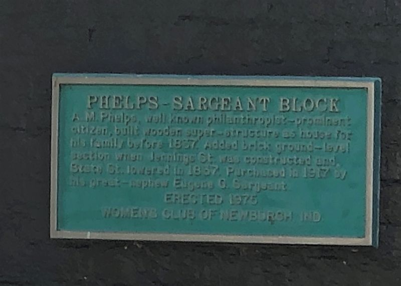 Phelps-Sargeant Block Marker image. Click for full size.