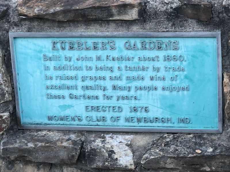 Kuebler's Gardens Marker image. Click for full size.