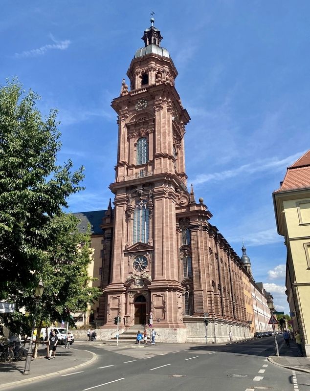 The Neubau Church, site of first observatory of the University of Wrzburg image. Click for full size.