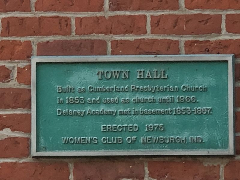 Town Hall Marker image. Click for full size.