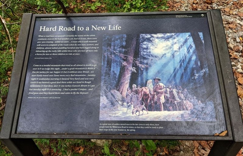 Hard Road to a New Life Marker. Click for full size. Hard Road to a New Life Marker image. Click for full size.
