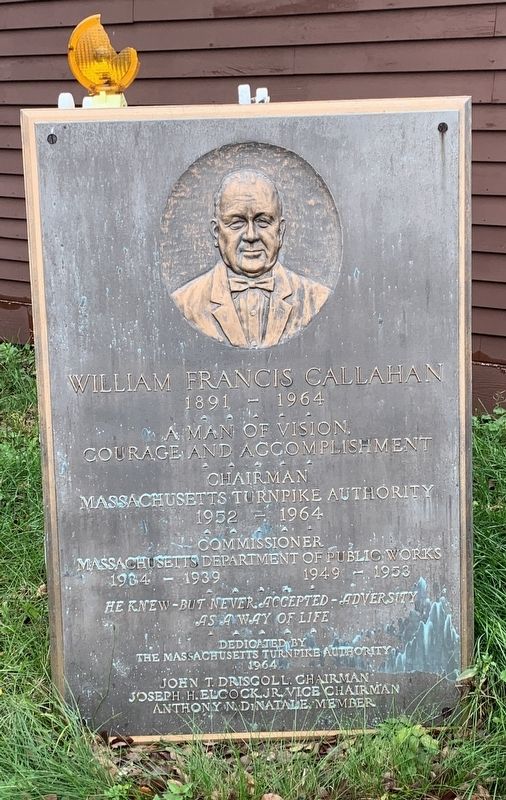 William Francis Callahan Marker image. Click for full size.