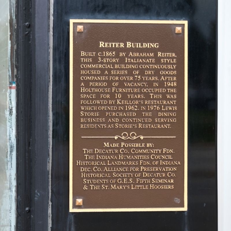 Reiter Building Marker image. Click for full size.
