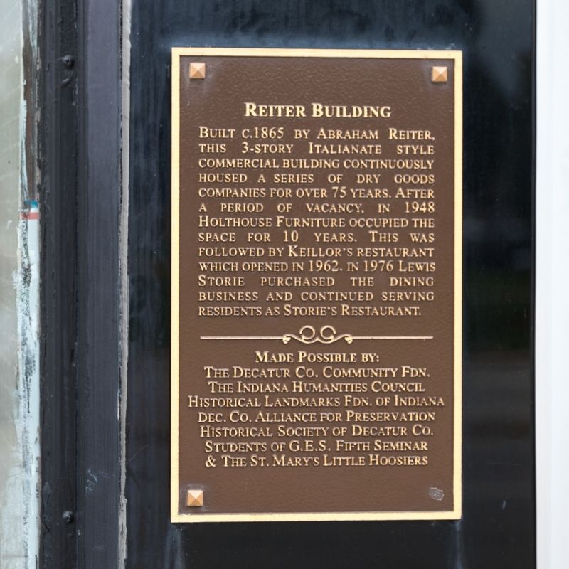 Reiter Building Marker image. Click for full size.