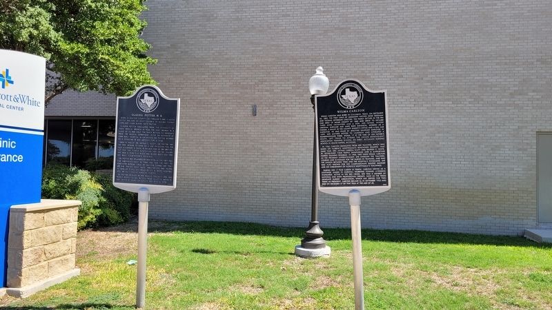 The Wilma Carlton Marker is the marker on the right of the two markers. Click for full size. The Wilma Carlton Marker is the marker on the right of the two markers image. Click for full size.
