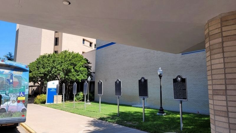 The view of all the THC markers in front of the hospital. Click for full size. The view of all the THC markers in front of the hospital image. Click for full size.