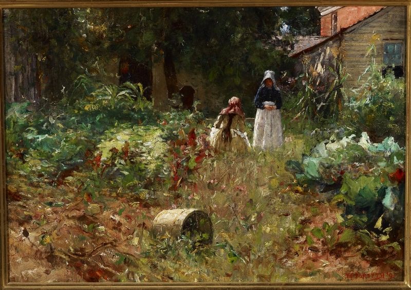 In the Garden by William J. Forsyth image. Click for full size.