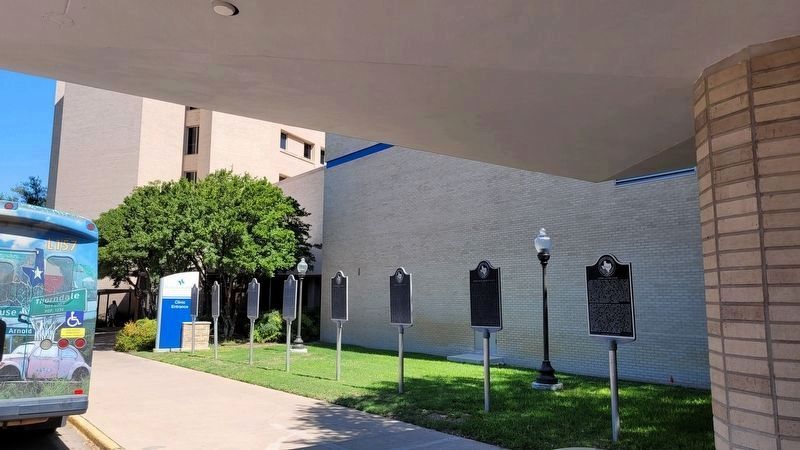 The view of all the THC markers in front of the hospital. Click for full size. The view of all the THC markers in front of the hospital image. Click for full size.