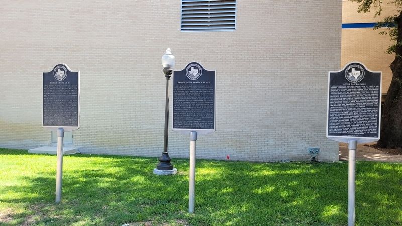 The Raleigh R. White, Jr., M.D. Marker is the first marker on the left image. Click for full size.