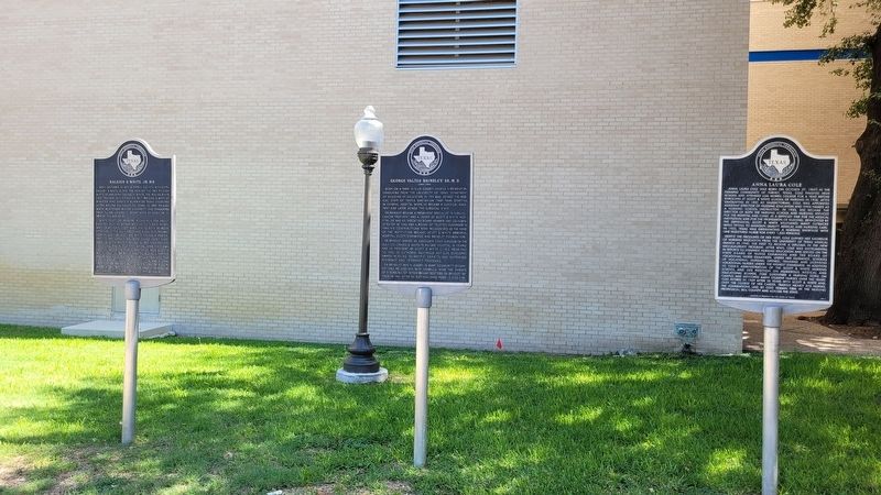 The George Valter Brindley, Sr., M.D. Marker is the middle marker. Click for full size. The George Valter Brindley, Sr., M.D. Marker is the middle marker image. Click for full size.