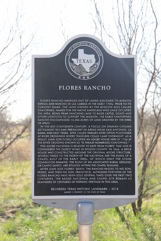 Flores Rancho Marker image. Click for full size.