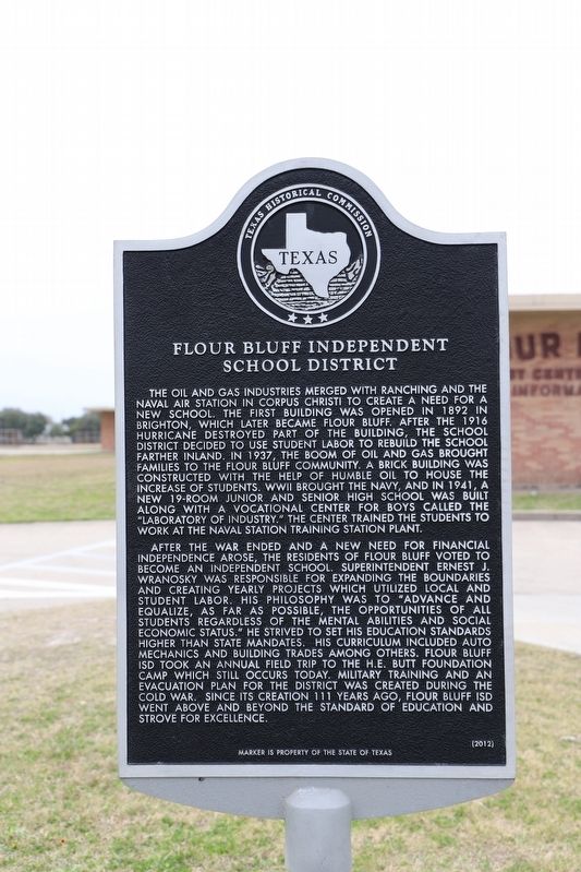 Flour Bluff Independent School District Marker image. Click for full size.