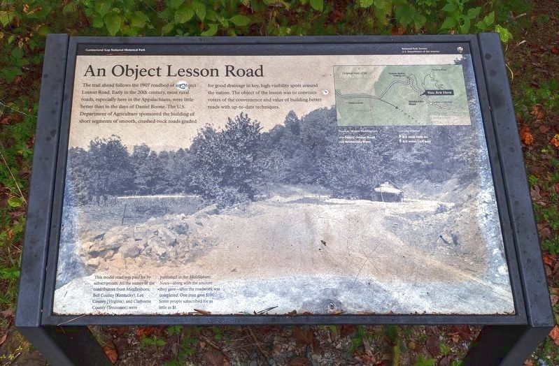 An Object Lesson Road Marker image. Click for full size.