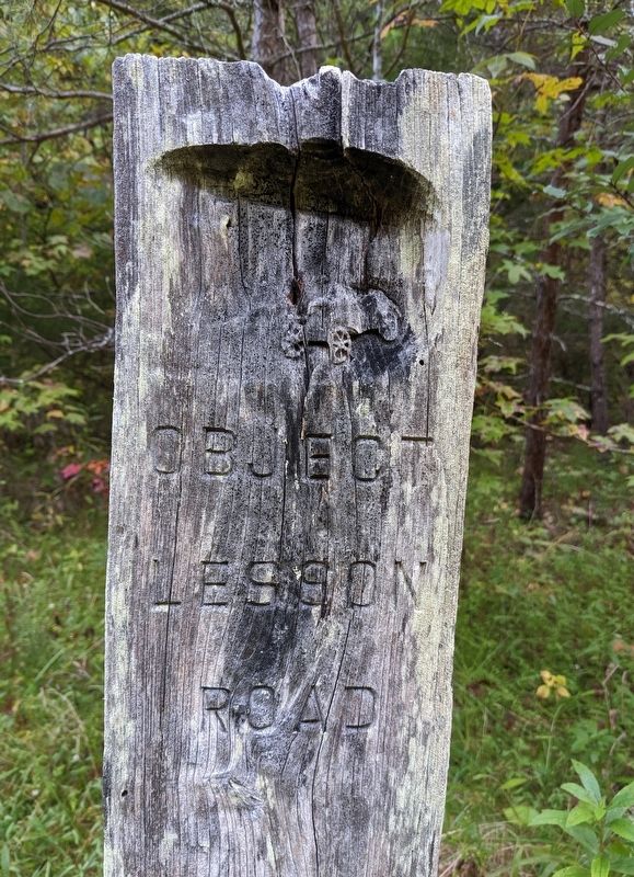 Object Lesson Road trail marker image. Click for full size.