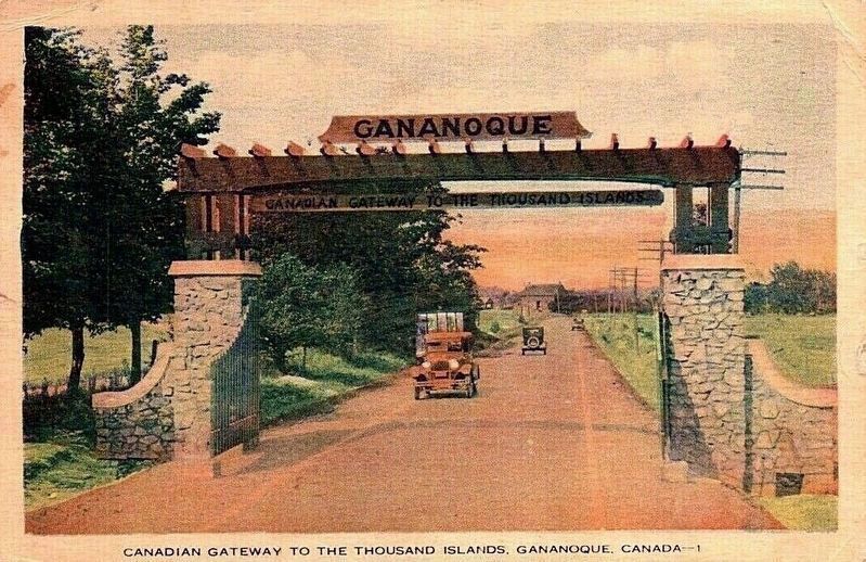 <i>Canadian Gateway to the Thousand Islands - Gananoque, Canada</i> image. Click for full size.