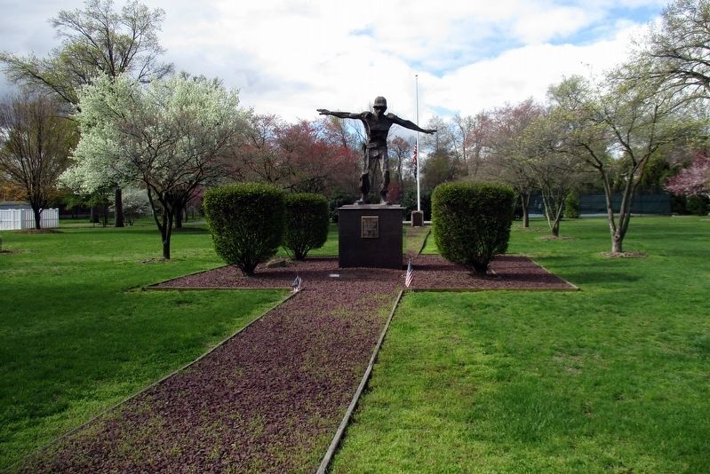 "The Soldier" at Riverside Veterans Memorial Park image. Click for full size.