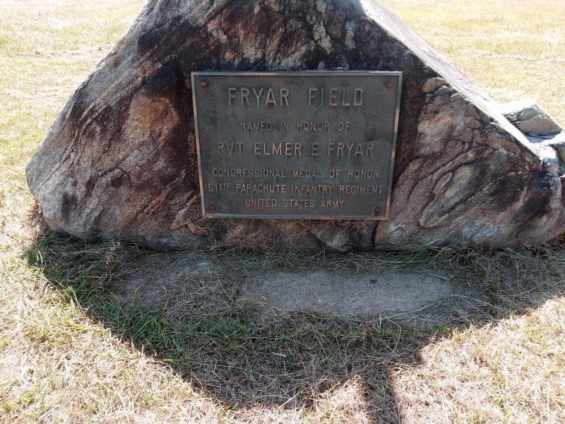 Fryar Field Marker image. Click for full size.