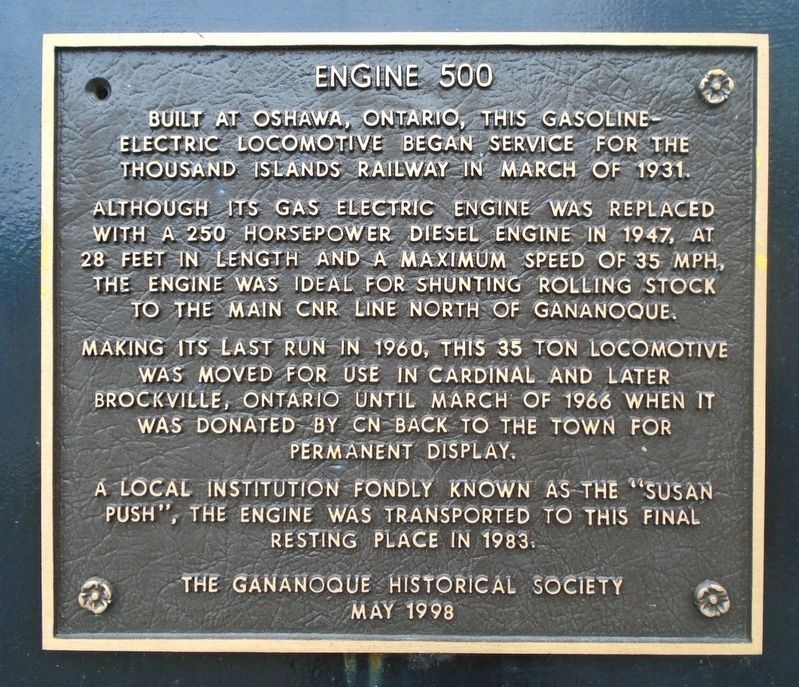 Engine 500 Marker image. Click for full size.