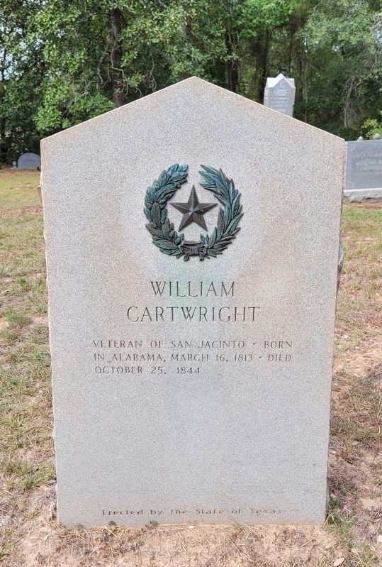 William Cartwright Marker image. Click for full size.