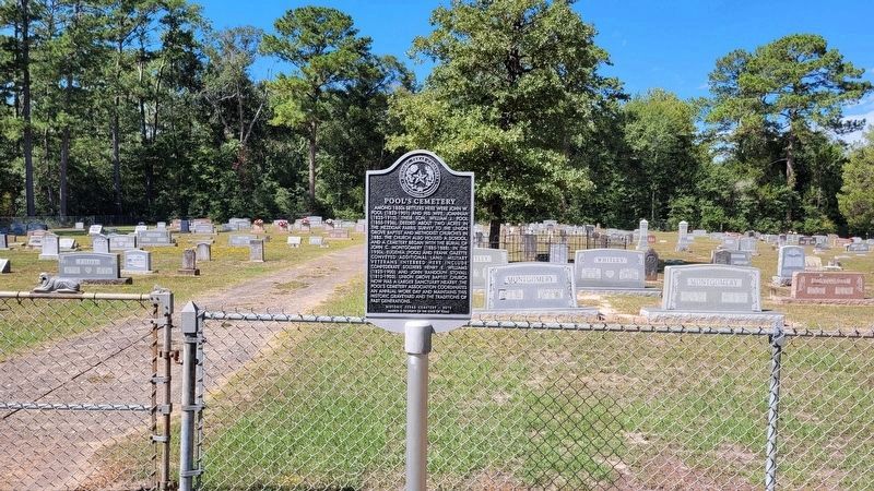 The Pool's Cemetery and Marker image. Click for full size.
