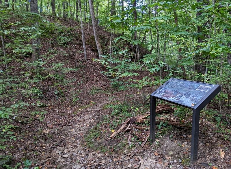 <i>Then and Now</i> · Wilderness Road Marker. Click for full size. <i>Then and Now</i> · Wilderness Road Marker image. Click for full size.