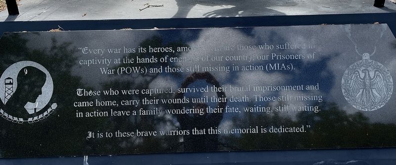 POW/MIA Memorial. Click for full size. POW/MIA Memorial image. Click for full size.