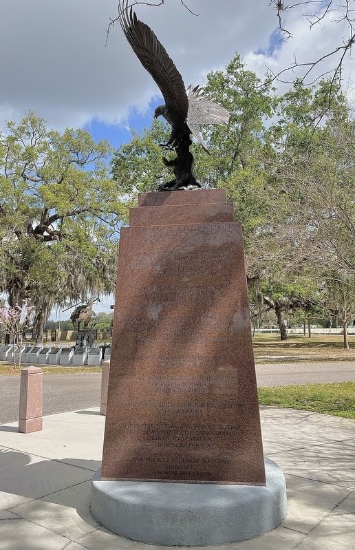 The Price of Freedom Monument (right side) image. Click for full size.