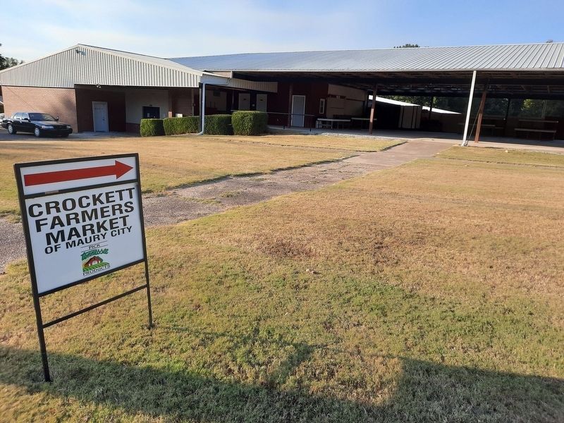 Farmers Market on site of former High School image. Click for full size.