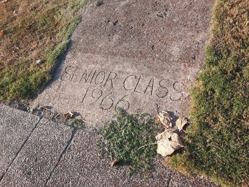 End of sidewalk off Street - 1966 Year of last class that graduated from this facility image. Click for full size.