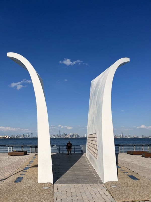 The Staten Island September 11 Memorial (a.k.a. <i>Postcards</i>) image. Click for full size.