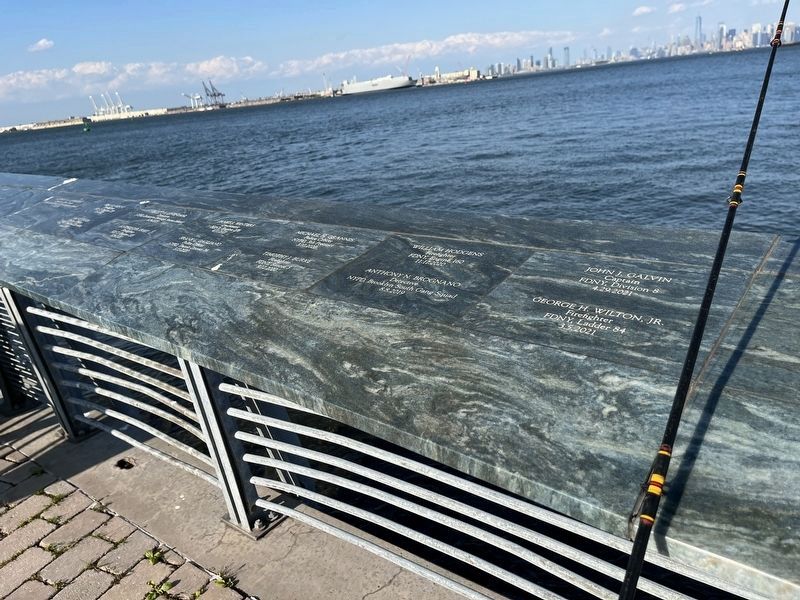 The Staten Island September 11 First Responders Memorial image. Click for full size.