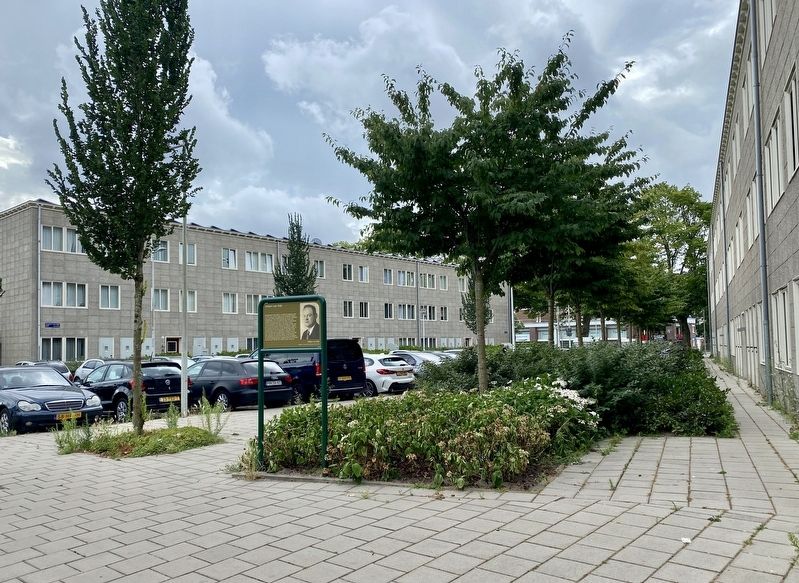 Hilbert van Dijk Marker - wide view image. Click for full size.