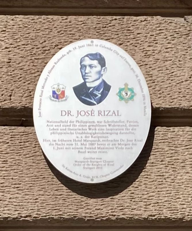 Dr. Jos Rizal Marker image. Click for full size.