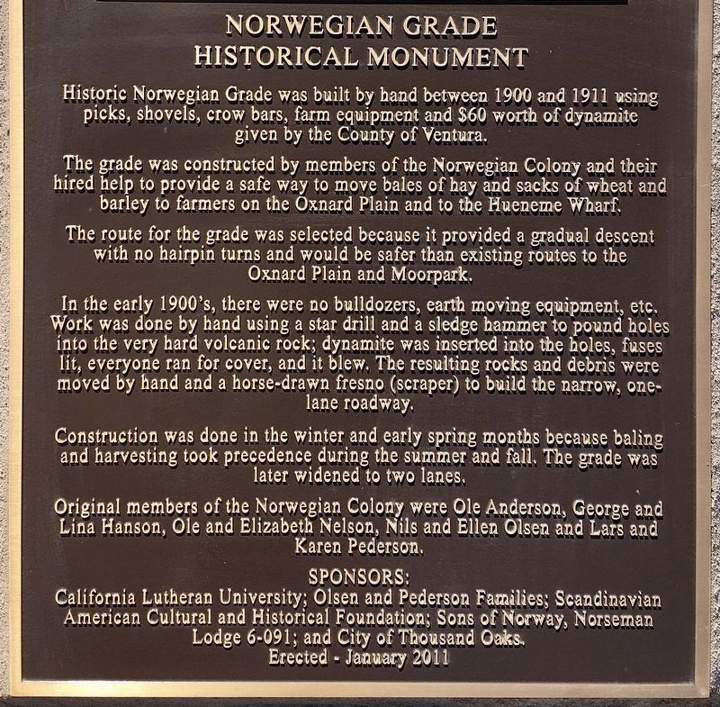 Norwegian Grade Marker. Click for full size. Norwegian Grade Marker image. Click for full size.