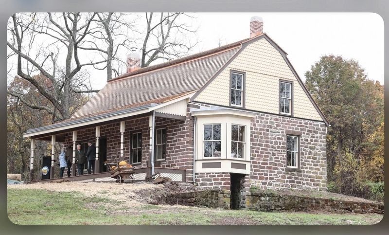 Tallman-Budke House after restoration. Click for full size. Tallman-Budke House after restoration image. Click for full size.