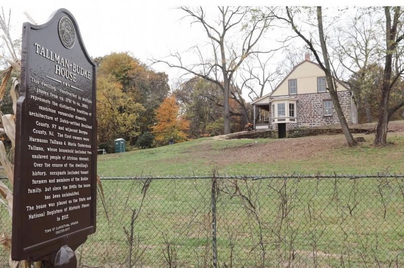 Tallman-Budke House and Marker image. Click for full size.