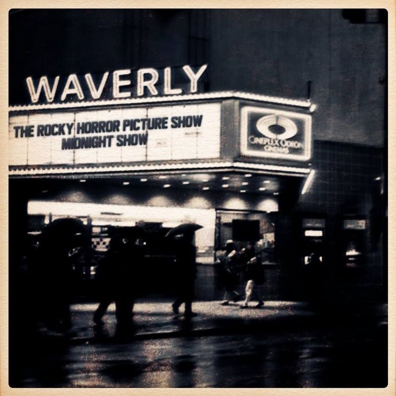 First Midnight showing of The Rocky Horror Picture Show. April Fools Day, 1976 image. Click for full size.