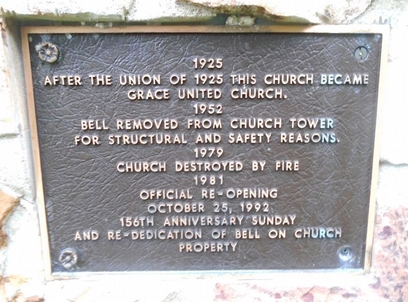 Grace Church Bell Marker image. Click for full size.
